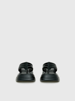 Therapy Flames Platform Sandals Black