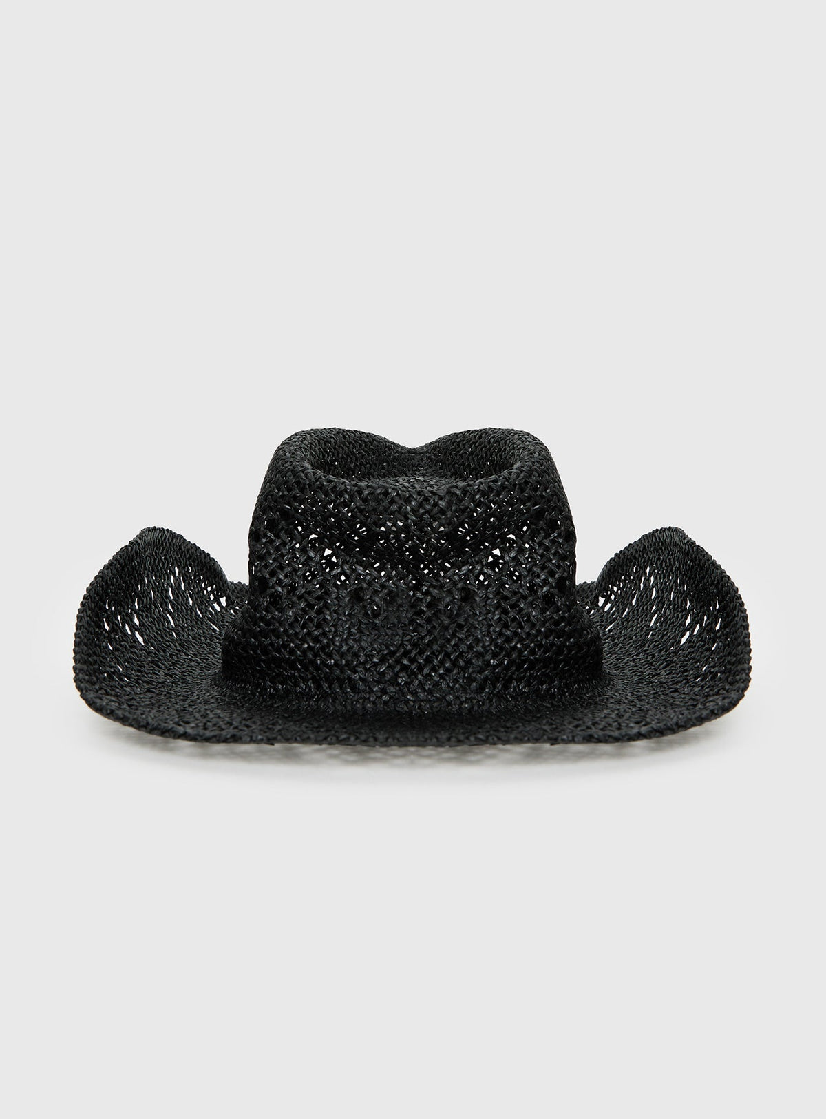 Avyanna Straw Cowboy Hat Black