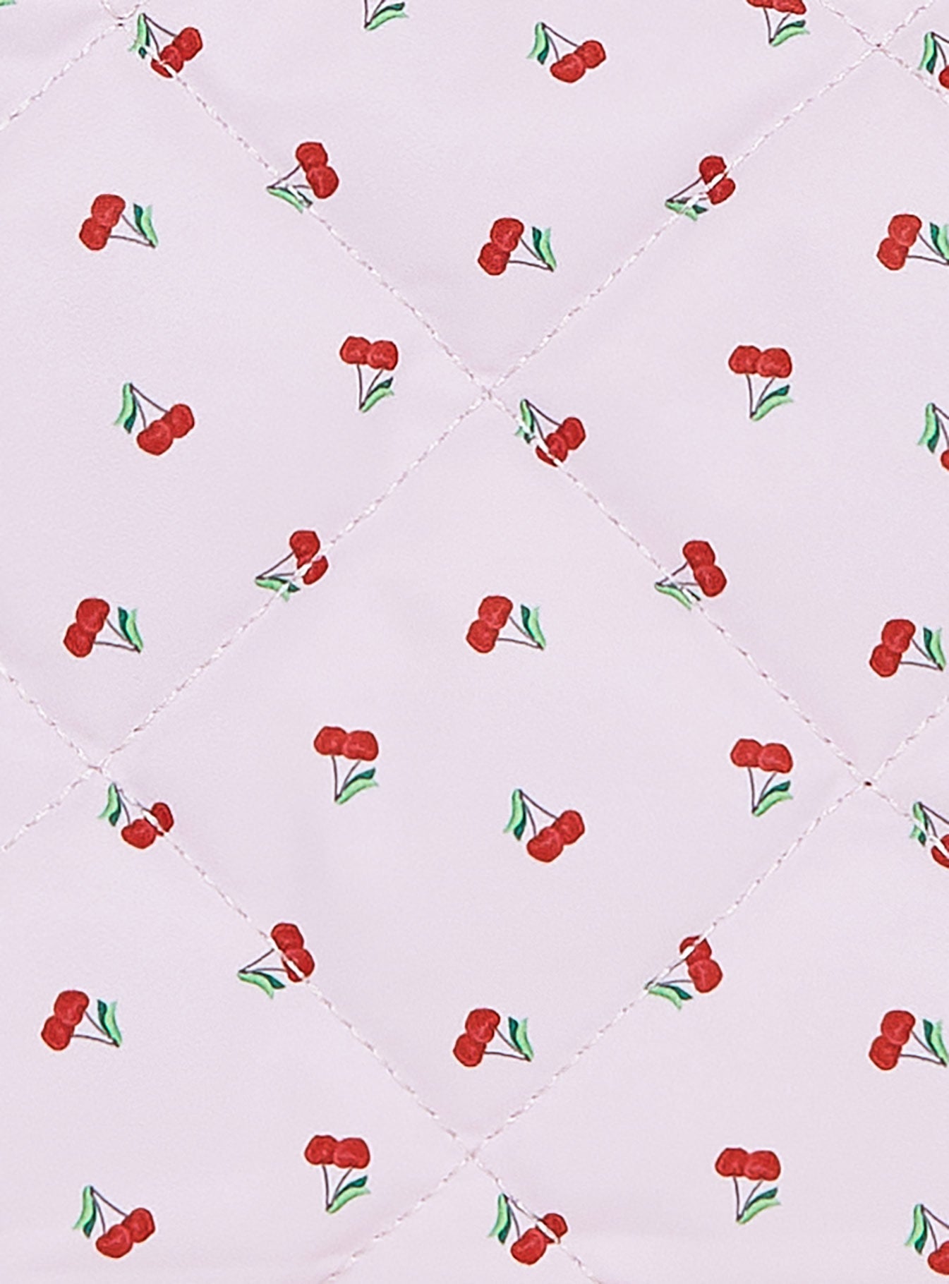 On A Cloud Quilted Pouch Pink Cherry