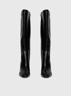 Sawyer Knee High Boots Black