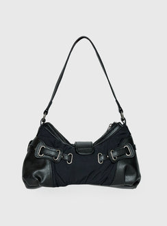 Doyers Street Shoulder Bag Black / Silver