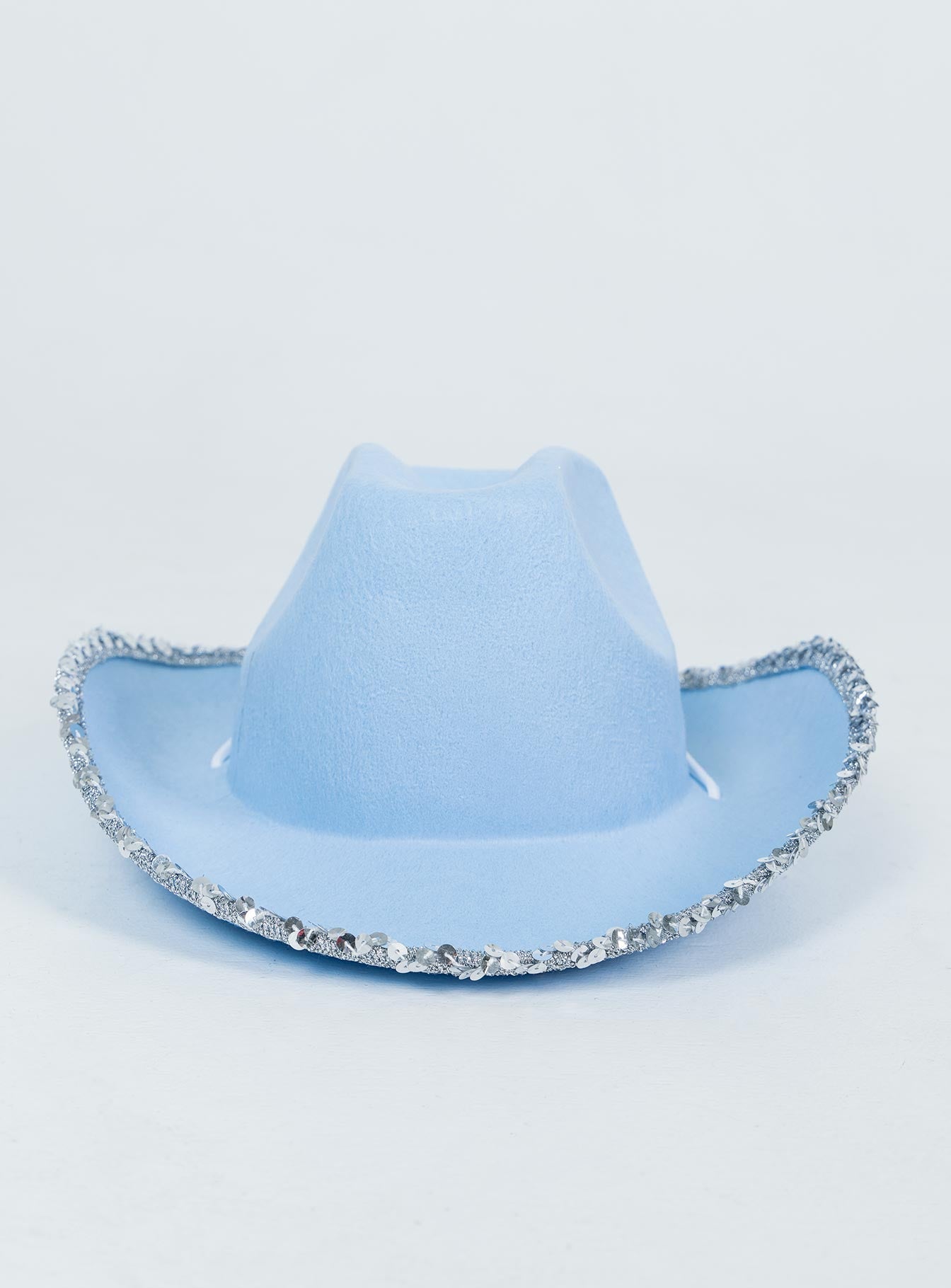 Don't Cha Sequin Cowboy Hat Blue