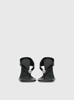 Two Summers Wedge Heels Black