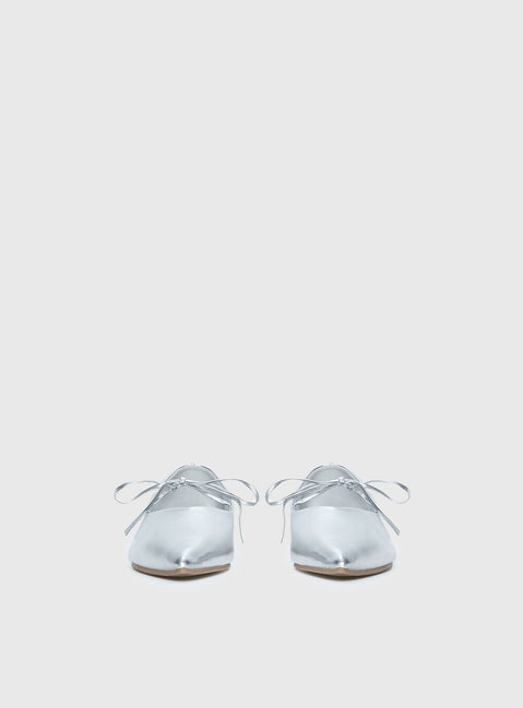 Billini Haruna Ballet Flats Silver Metallic