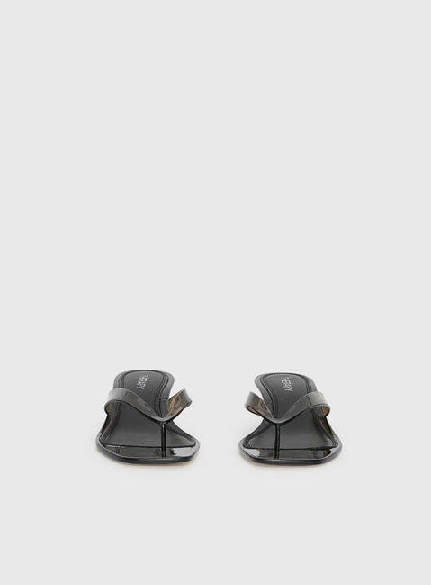 Therapy Jellyz Kitten Heels Smoke