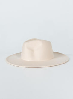 Indiana Fedora Hat Beige