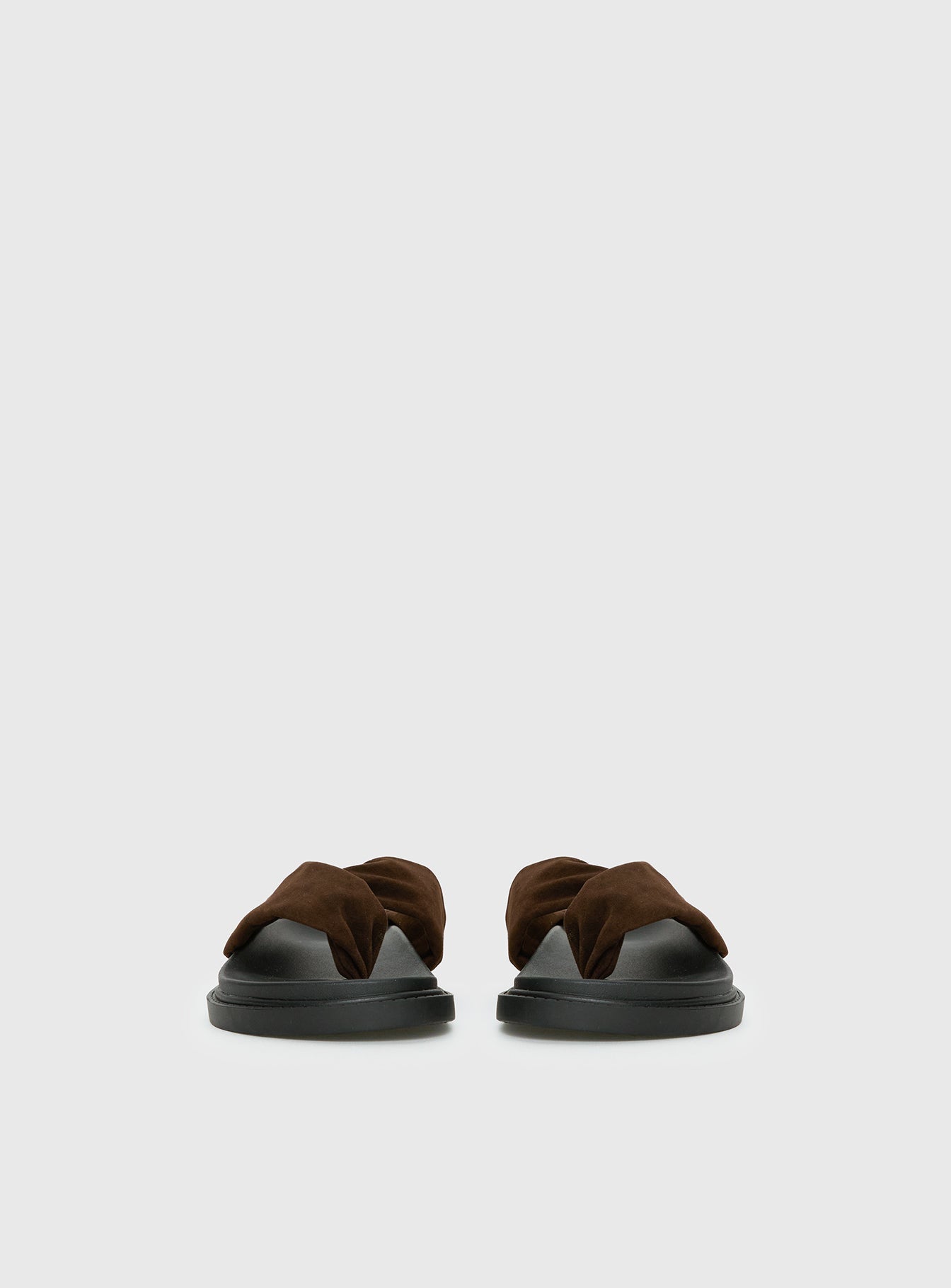 Soryn Wrap Slides Chocolate