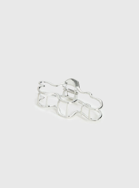 Vanish Hair Clip Silver
