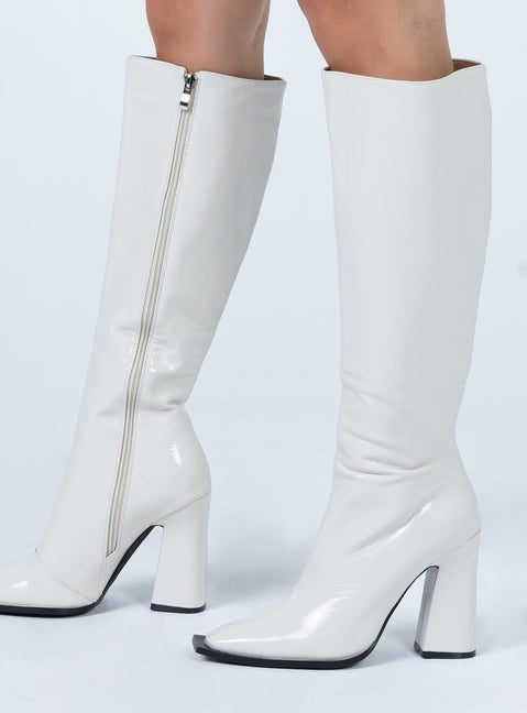 Mercury Boots Off White