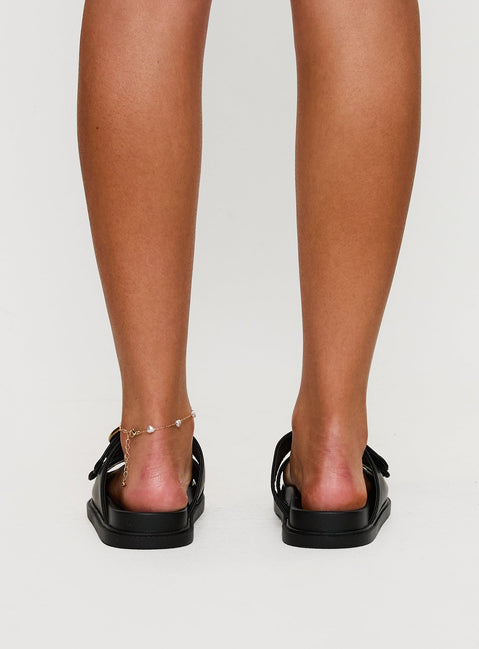 Wallflower Sandals Black