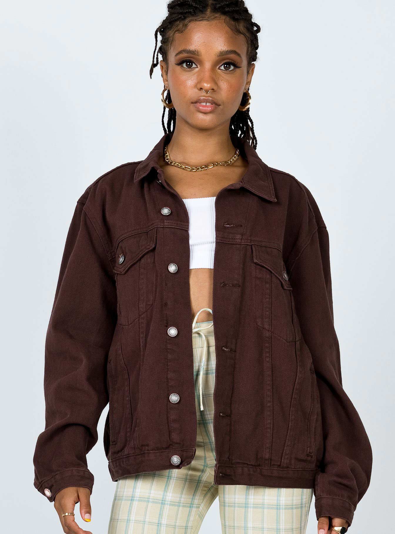 Western Denim Jacket Western Cord Jacket Princess Polly Phoenix