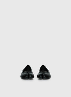 Therapy Harajuku Split Toe Ballet Flats Black