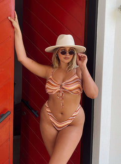 Ashley Bikini Top Brown