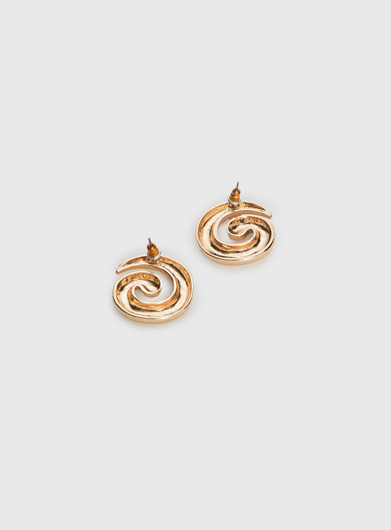 Sold On You Spiral Earrings Gold