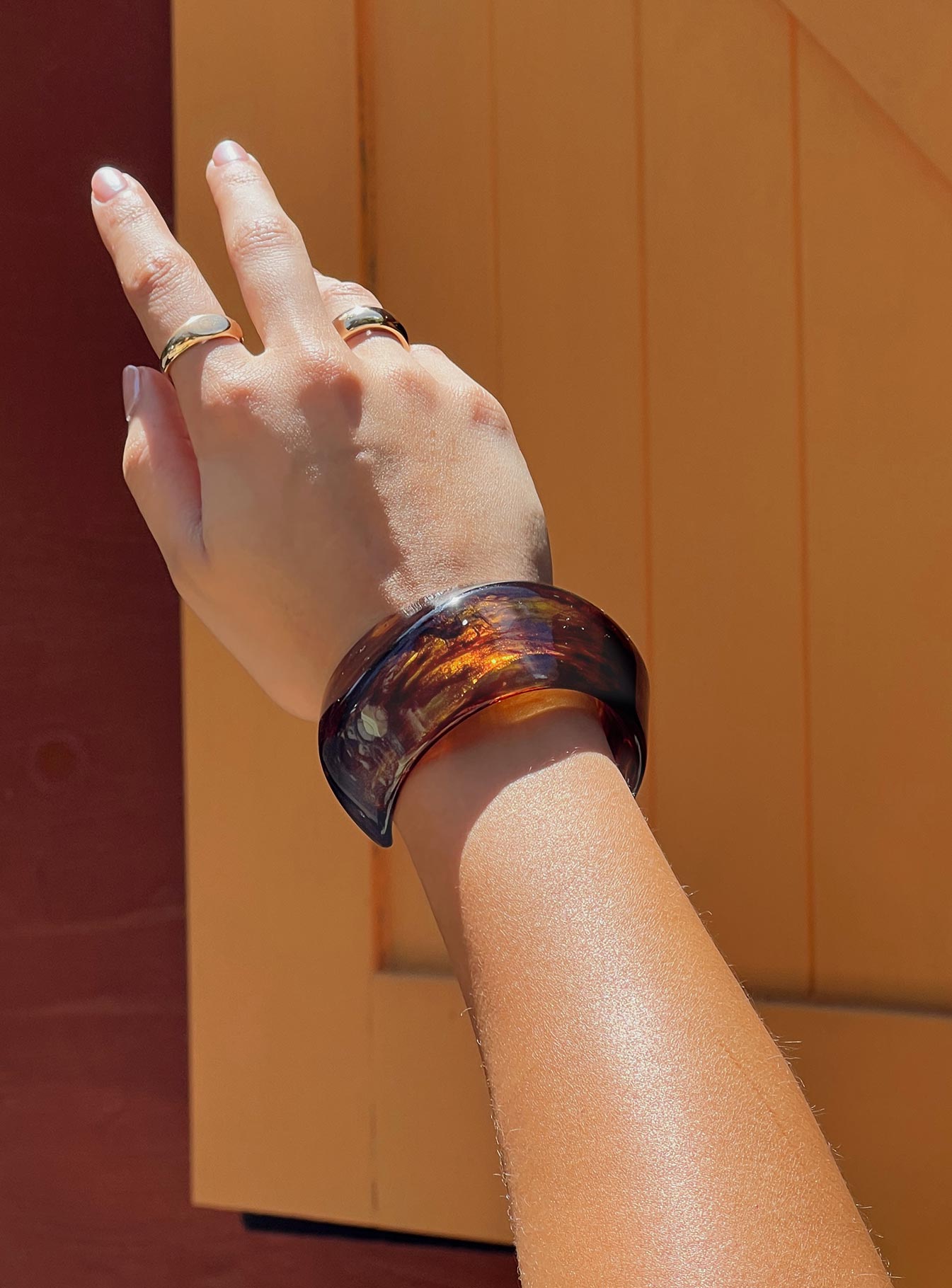 Salty Breeze Resin Cuff Tortoise