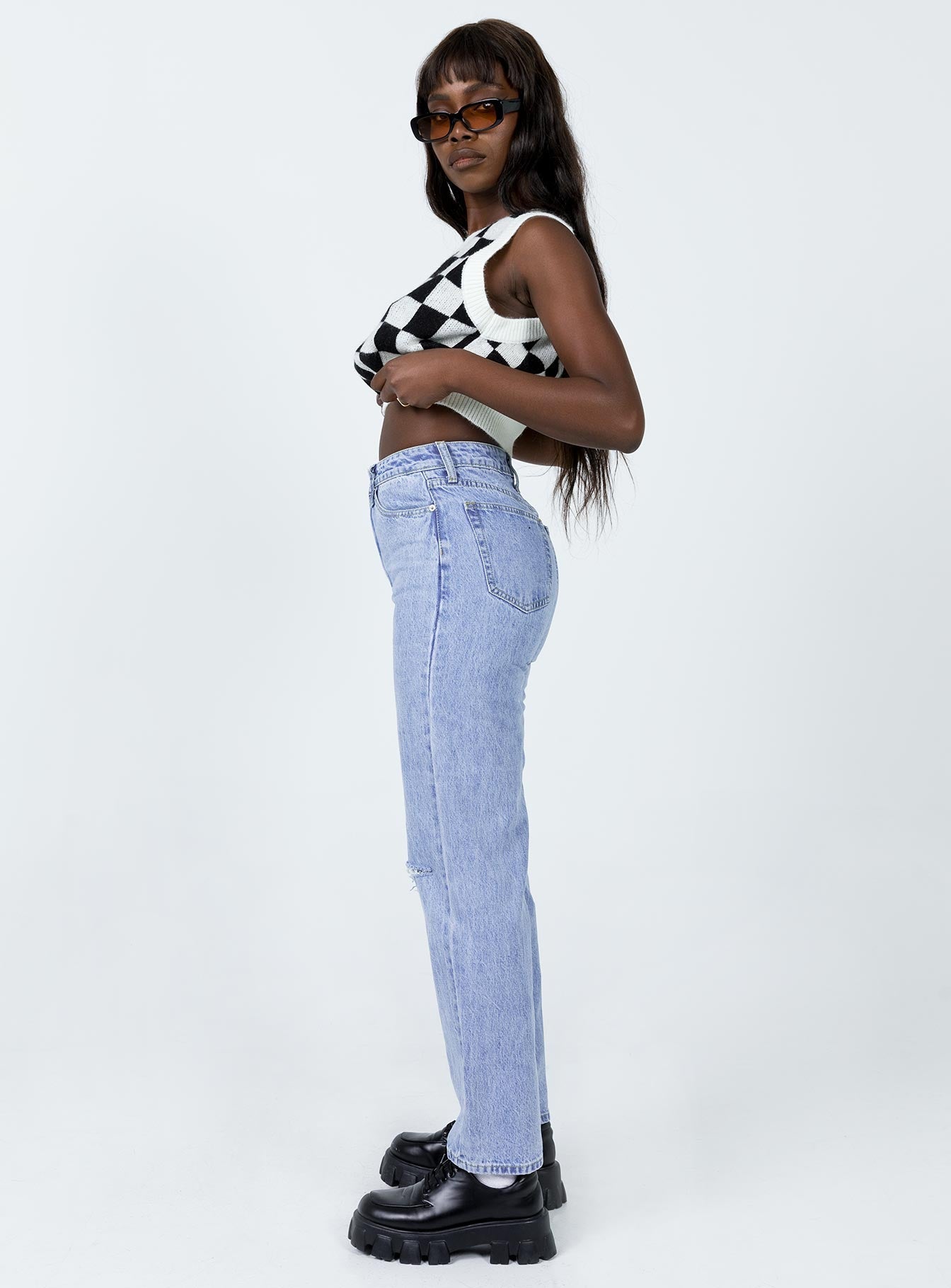 product Princess Polly High Waisted  Holland Jeans