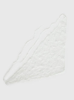 Ex Factor Sheer Head Scarf White