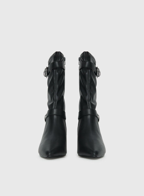 Therapy Kimme Sock Boots Black