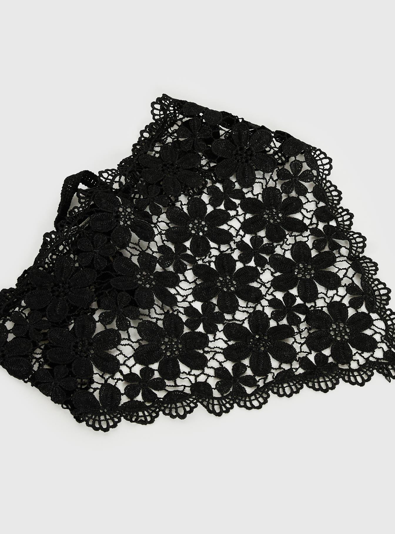 Lilibette Crochet Hair Bandana Black