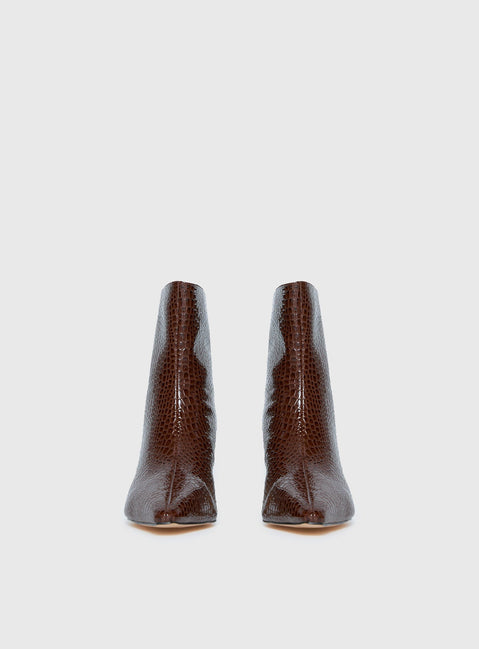 Brayan Boots Chocolate Croc