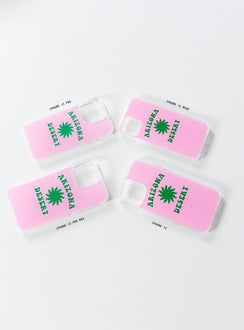 iPhone case Princess Polly Exclusive 50% PC 50% TPU Plastic back  Graphic print  Grip detail on sides  Tech chain holes 