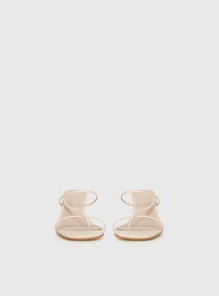 The Becka Heels Beige