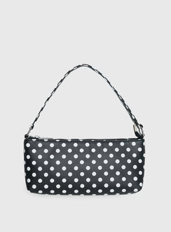 Aire Shoulder Bag Black Polka