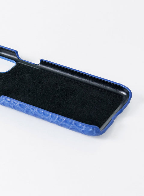 iPhone case  Princess Polly Exclusive 55% PU 45% PC Faux croc leather  Card slip Clip-on style 