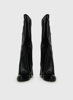 Ritz Knee High Boots Black