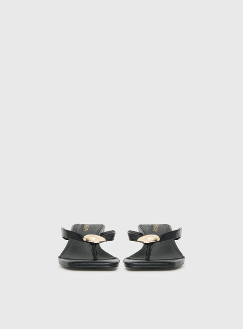 Therapy Slant Heels Black