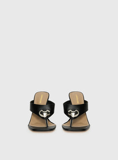 Gifted Thong Heels Black