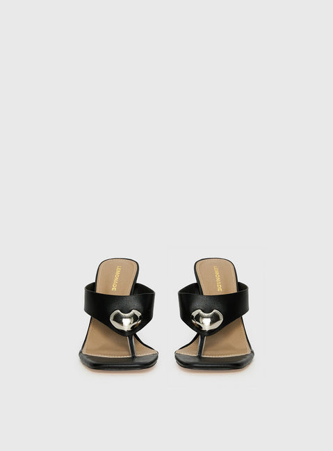 Gifted Thong Heels Black