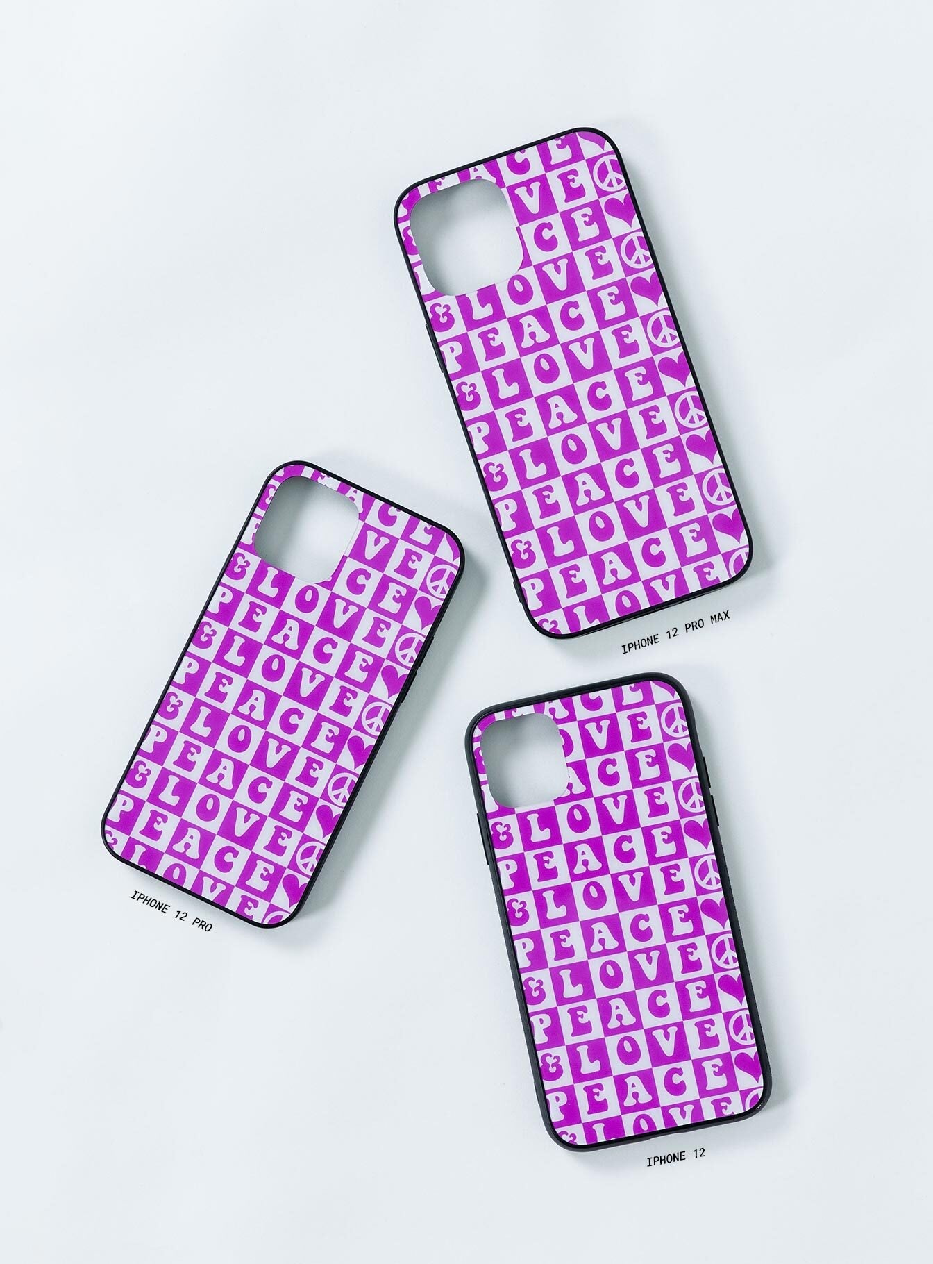 Peace and Love iPhone Case