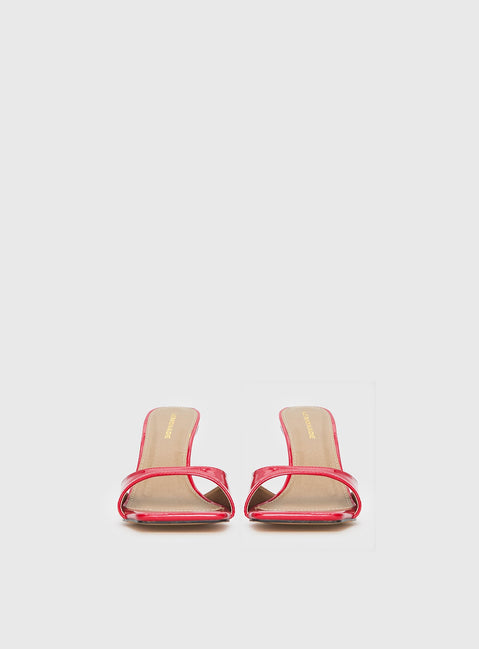 Caroline Heels Red