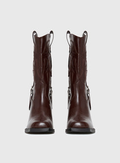 Cypress Western Boots Brown