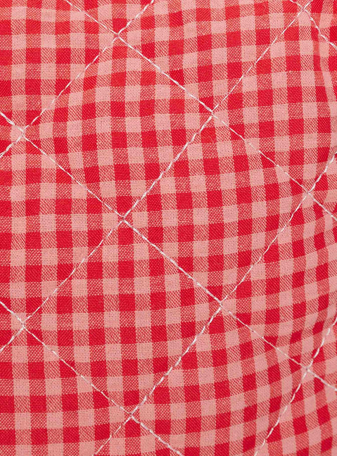 Wishes Granted Makeup Bag Red Gingham