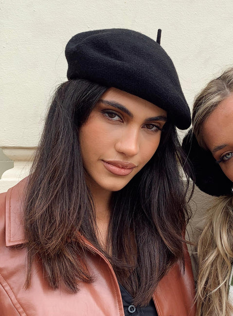 Beret 100% wool Soft knit material  Elasticated headband 