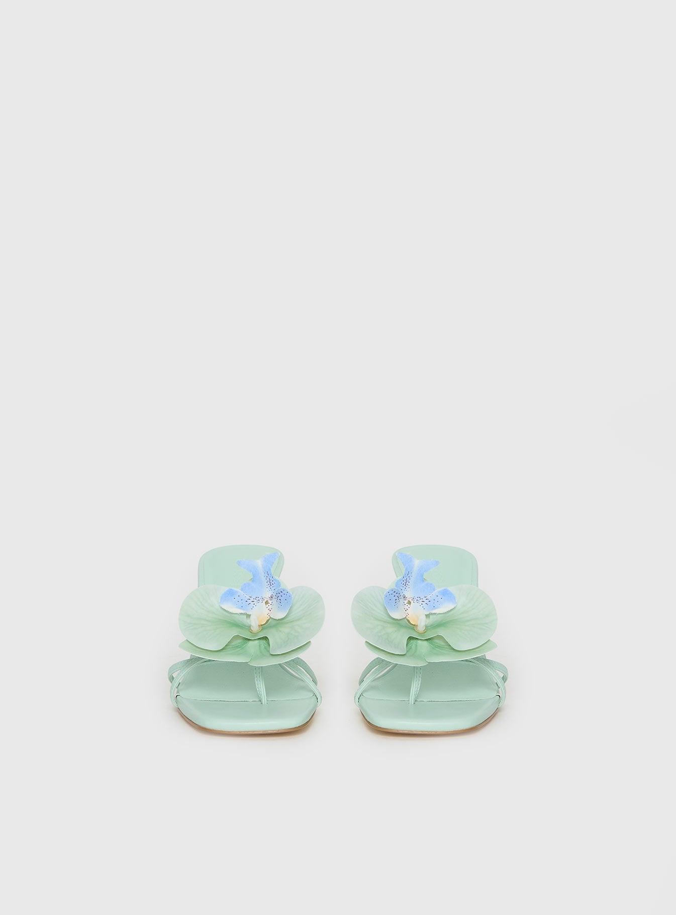 Azira Flower Detail Heels Blue