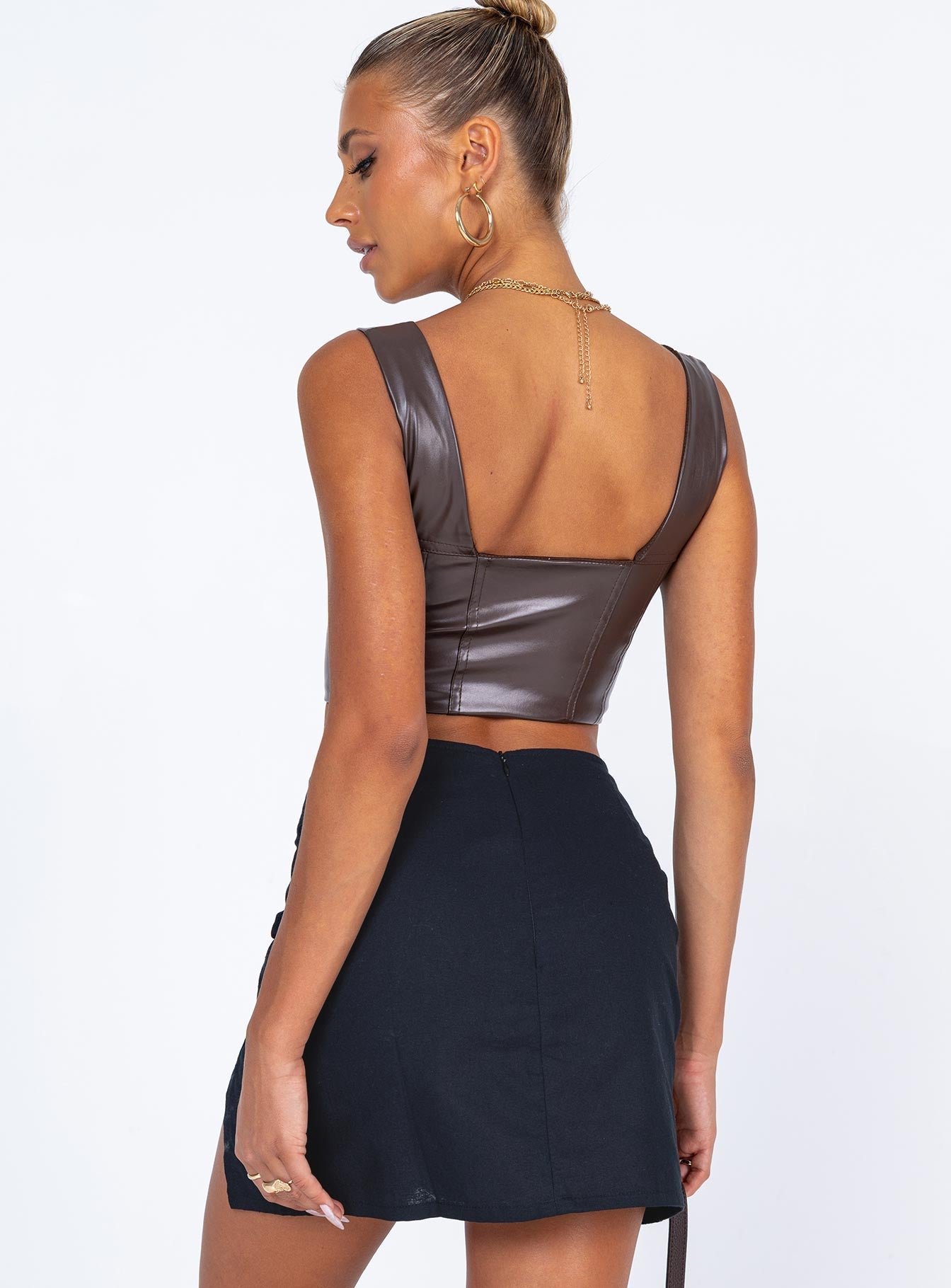 product Motel Sheny Mini Skirt Black Princess Polly  Mini Skirts 