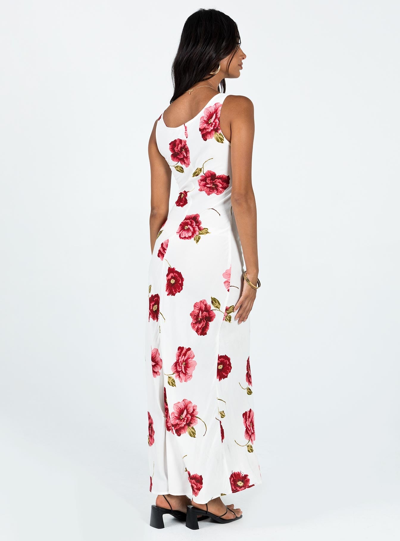 product Princess Polly High Neck  Malina Maxi Dress Red Multi
