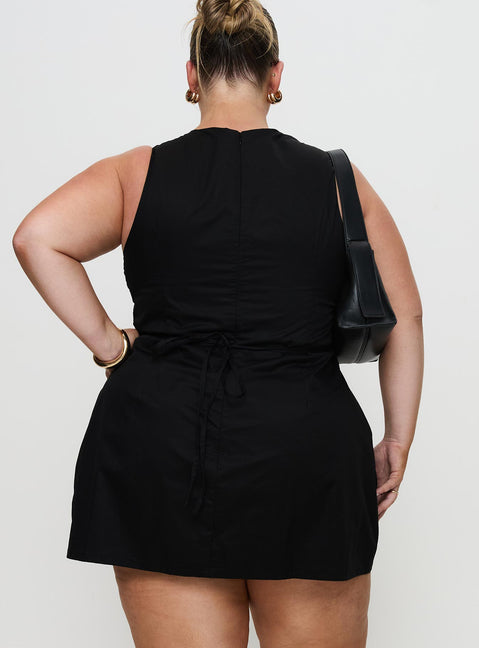 Yumiko Romper Black Curve