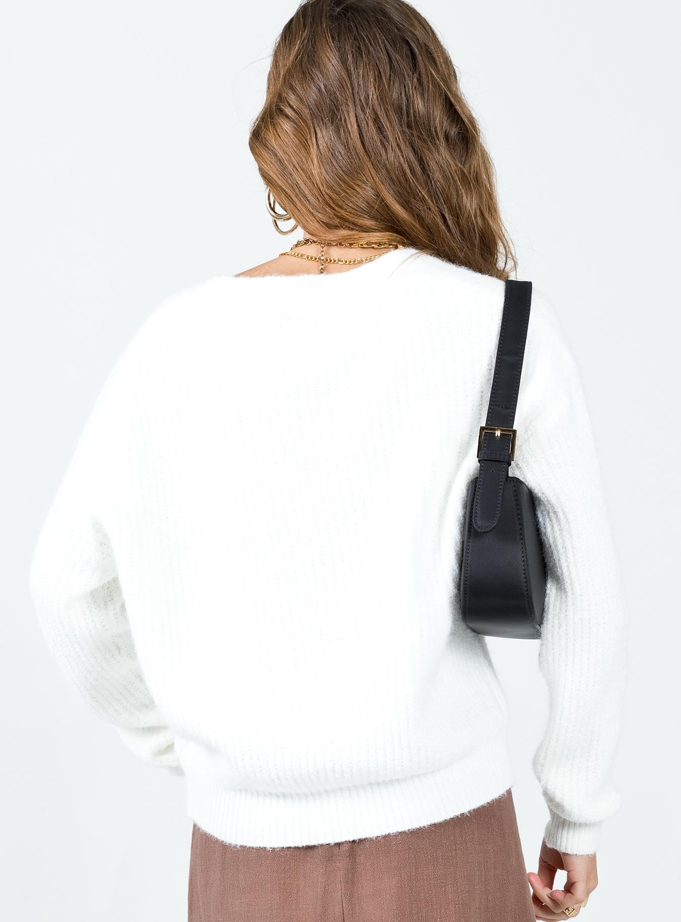 Carlo Cardigan White Long 