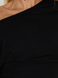Eastside Girls Off Shoulder Cinched Mini Dress Black