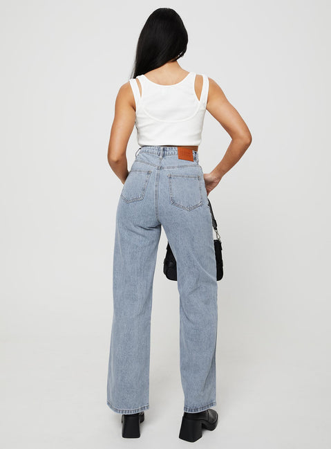 product Princess Polly Mid Rise  Nicolo Jeans Denim