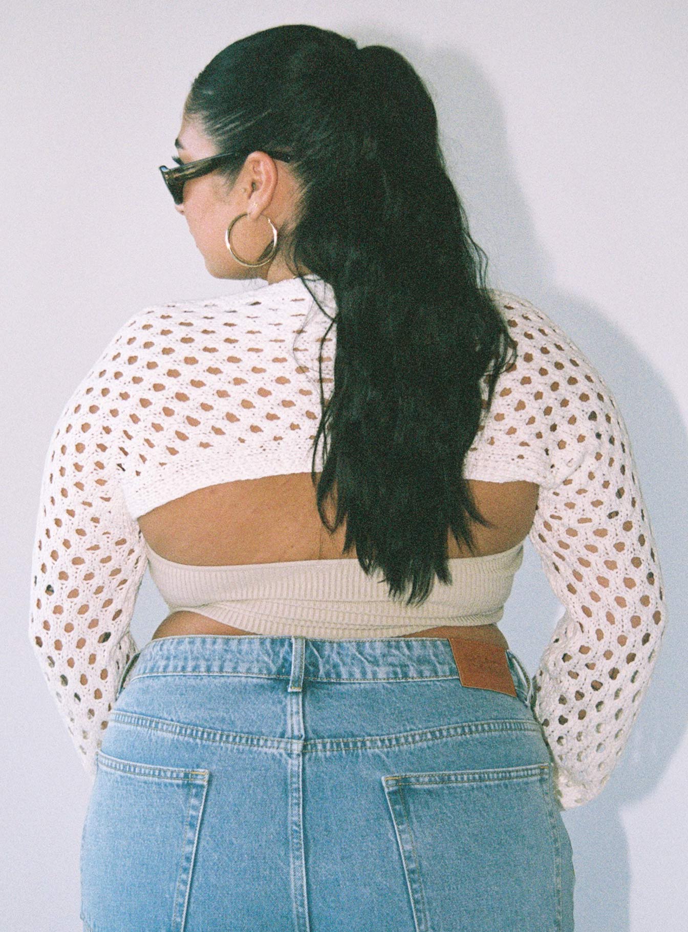 Lotani Bolero Cream Curve Princess Polly  Cropped 