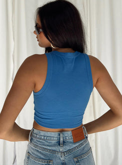 product Princess Polly Sleeveless Square Neck  Classic Tank Top Blue