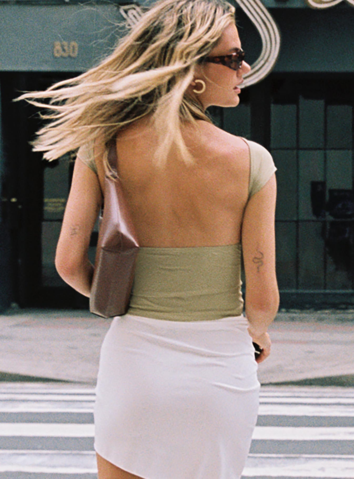 product Princess Polly Short Sleeves High Neck  Rosalinda Top Beige