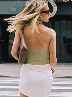 product Princess Polly Short Sleeves High Neck  Rosalinda Top Beige