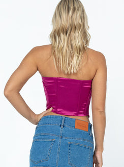 product Princess Polly Sleeveless Square Neck  In The Moment Strapless Top Pink