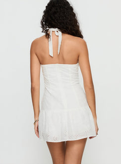 Diandra Halter Romper White